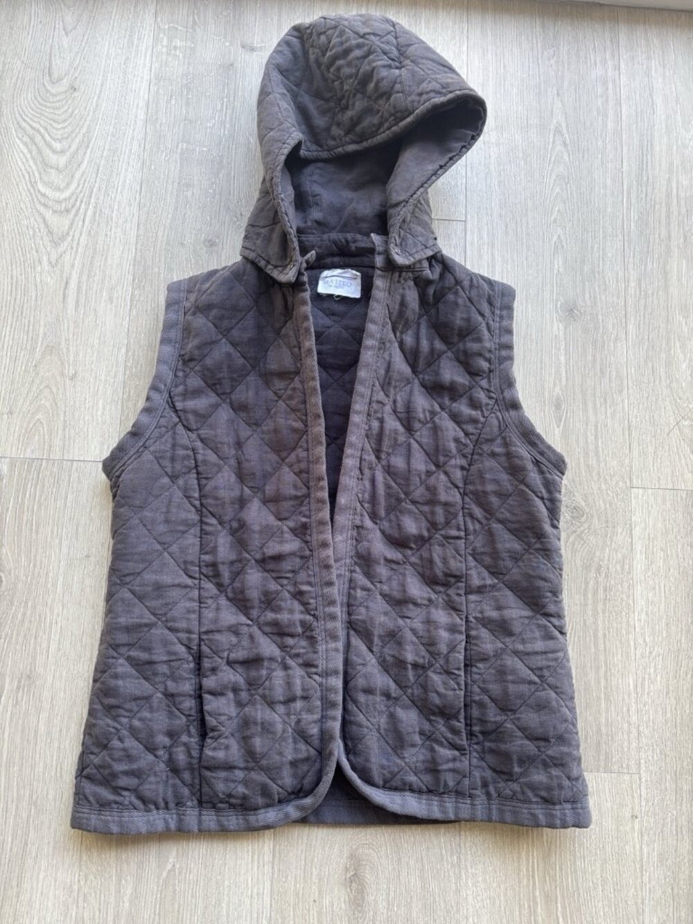 MATTEO LOS ANGELES Vest Jacket  Quilted L Large
